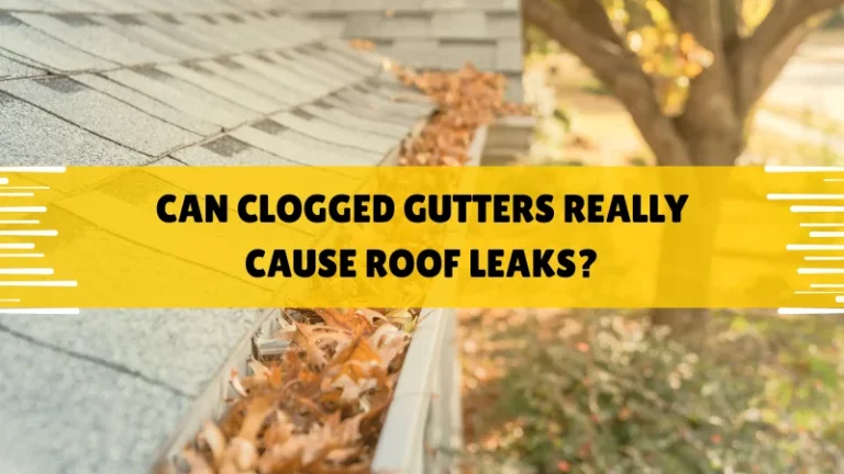 Can Clogged Gutters Really Cause Roof Leaks