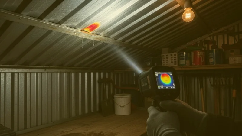 How to Find the Source of the Roof shed Leak