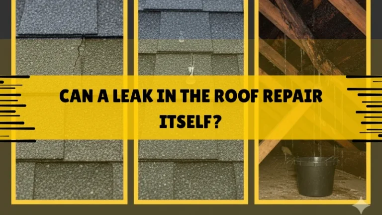 Can a Leak in the Roof Repair Itself? Can a Leak in the Roof Repair Itself
