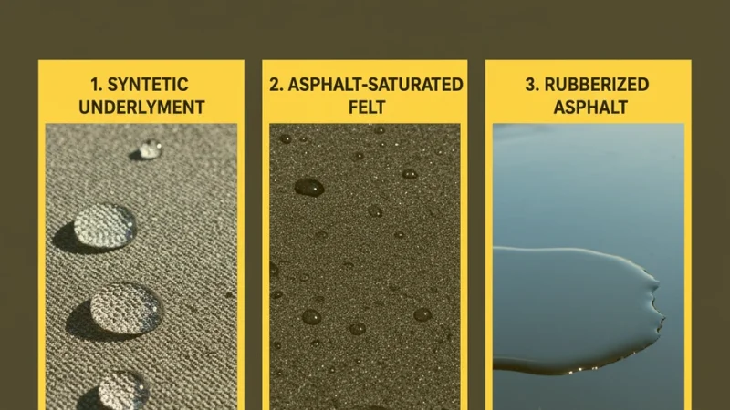 Choosing the Right Underlayment for Your Roof