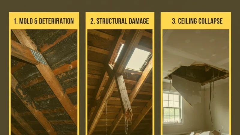What Actually Happens When a Roof Leak Is Left Alone